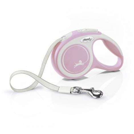 Laisse New Comfort XS Tape 3 m rose Flexi CF00T3-251-RO-20