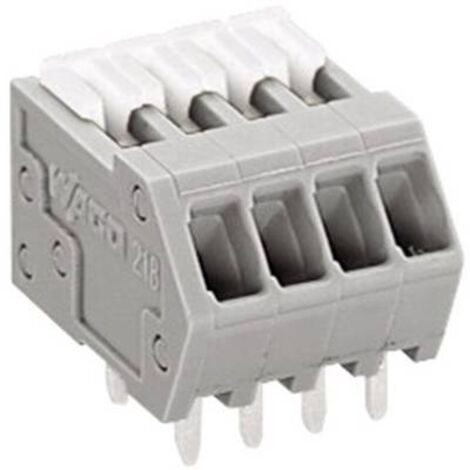 Bornier à ressort WAGO 218-503 0.50 mm² Nombre de pôles 3 gris 1 pc(s) D57977 (1/2)