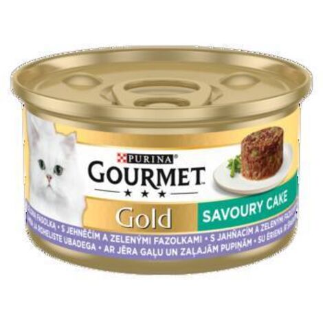 GOURMET GOLD Gâteau salé à l'agneau et aux haricots verts 85 g