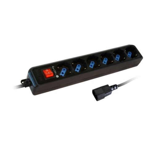 TECHLY IUPS-PCP-6V MULTIPRISE 1,5 M 6 SORTIE(S) CA NOIR 300145 (1/5)