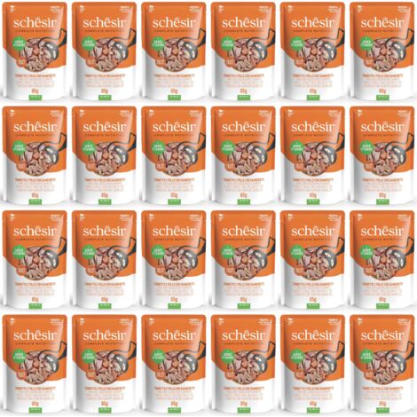 SCHESIR AD Thon ET Poulet aux CREVETTES 24x85g
