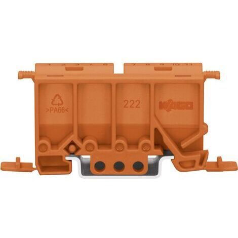 Adaptateur de fixation WAGO 222-500 orange 1 pc(s) D23154 (1/4)