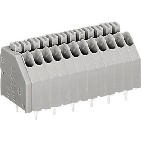 Bornier à ressort WAGO 250-1405 0.50 mm² Nombre de pôles 5 gris 1 pc(s) D57750 (1/2)