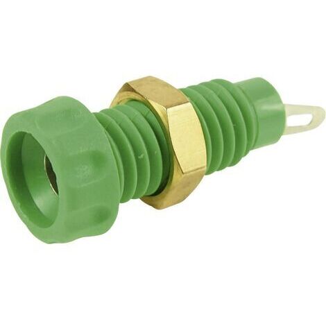 Embase femelle Ø de la broche: 4 mm Cliff CL1460A vert 1 pc(s) A913341 (1/3)