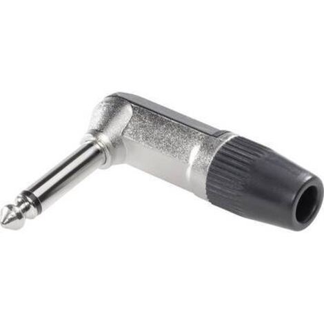 Jack 6.35 mm mâle, coudé Cliff SEP/1C FM1088 Nombre de pôles: 2 mono argent 1 pc(s) D23014 (1/3)