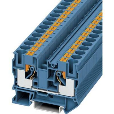 Bloc de jonction simple Contenu: 1 pc(s) Phoenix Contact PT 10 BU 3212123 D10575 (1/2)