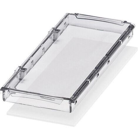 Couvercle de boîtier pour rail Phoenix Contact BC 107,6 DKL S TRANS 2896131 Polycarbonate transparent 45 x 107.6 x 8 1 pc(s) D75343 (1/5)