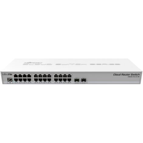 Commutateur Mikrotik CRS326-24G-2S+RM 26p Géré Gigabit/10G (1/3)
