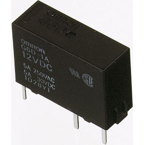 Omron G6D-1A-ASI 24DC Relais pour circuits imprimés 24 V/DC 5 A 1 NO (T) 1 pc(s) S72608 (1/5)