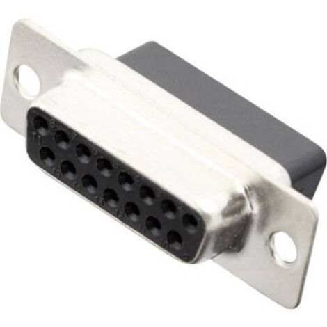 Embase SUB-D femelle 15 pôles MH Connectors 2101-0190-12 180 ° à sertir 1 pc(s) D14506 (1/2)