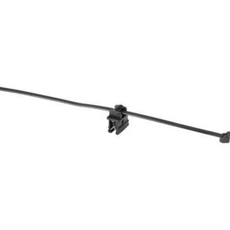 HellermannTyton 156-05904 T50ROSEC10-MC5-BK-D1 Serre-câble 200 mm 4.60 mm noir Faisceau de câbles en travers du montage 1 pc(s) S14768 (1/2)