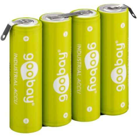 4x AA (Mignon) Rechargeable - 2100 mAh, Fer à souder (U), Batterie LSD-NiMH (Ready-to-Use), 4,8 V. (1/5)