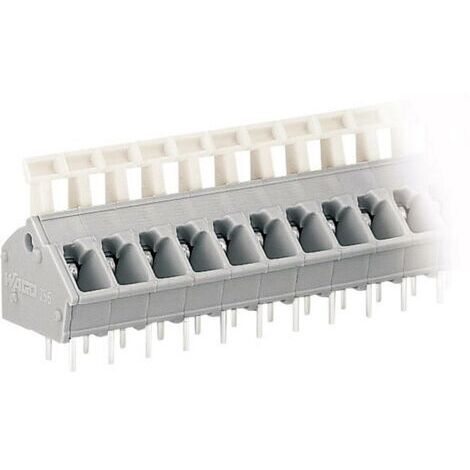 Bornier à ressort WAGO 256-403 2.50 mm² Nombre de pôles 3 gris 1 pc(s) D27231 (1/5)