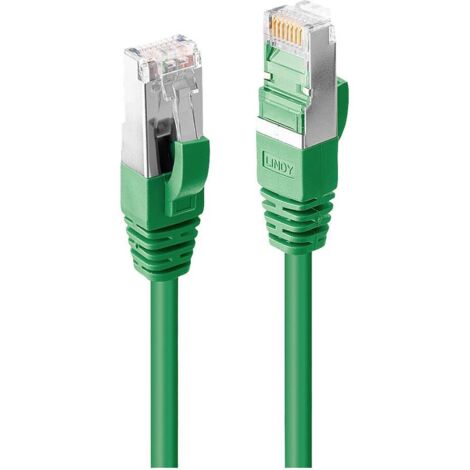 LINDY 47679 RJ45 Câble réseau, câble patch CAT 6a S/FTP 2.00 m vert 1 pc(s) A746733 (1/2)