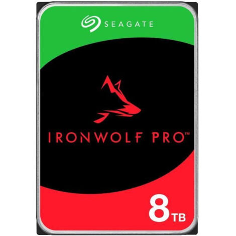 Disque dur interne - SEAGATE - IRONWOLF PRO 8 To - SATA 6 Gbits/s - 7 200 tr/min