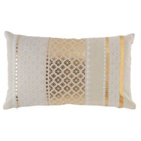 Douceur D'Intérieur – Coussin de sol imprimé Gaya 30x50 cm – Matière polycoton – Confort optimal pour décoration intérieure – Envoi sous vide (1/3)
