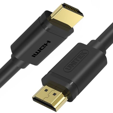UNITEK Y-C138M câble HDMI 2 m HDMI Type A (Standard) Noir (1/5)