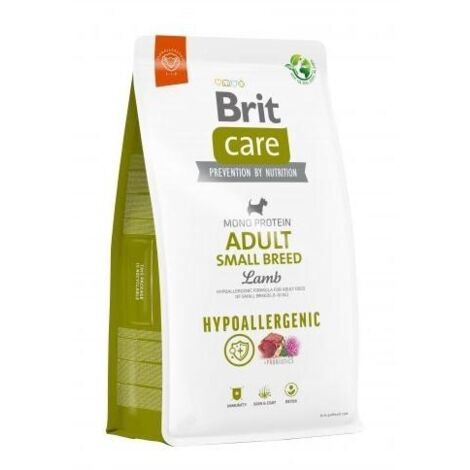 BRIT Care Hypoallergenic Adult Small Breed Lamb&Rice - nourriture sèche pour chiens - 3 kg