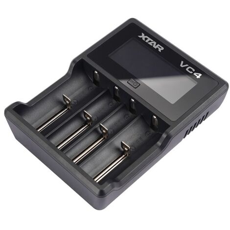 Chargeur de batterie Li-ion &amp Ni-mh 1a Types A, Aa, Aaa, Aaa, Aaaa Xtar-vc4 (1/5)