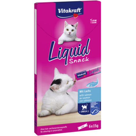 BOCCONCINI PER GATTI 'ADULT' gusto salmone - gr. 90 (6 snack)