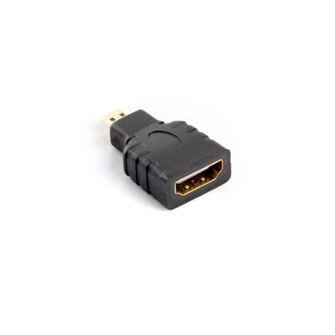 Lanberg AD-0015-BK câble changeur de genre HDMI Micro HDMI Noir (1/2)