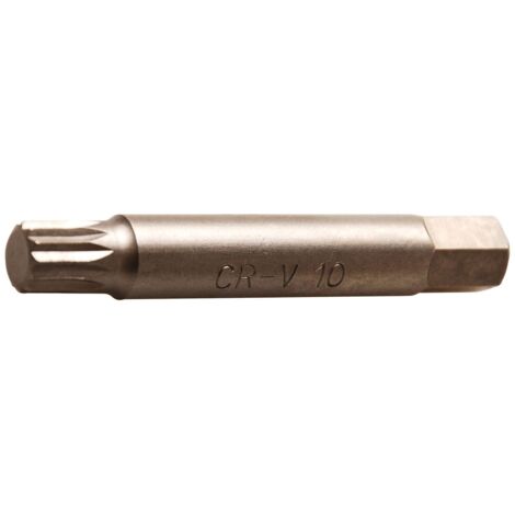 EMBOUT AVEC TIGE RONDE 10 MM (3/8'') DENTURE MULTIPLE INTÉRIEURE (POUR XZN) M10 BGS 4246-M10 (1/5)