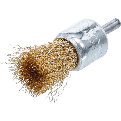 BGS Brosse métallique pinceau laitonnée Ø 25 mm - 8364 (1/4)