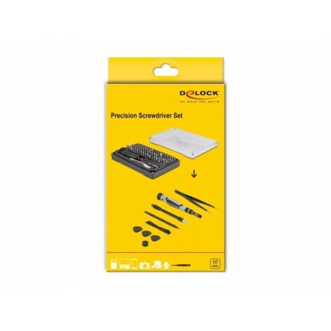 Tournevis de précision, set de 117 pièces (1/4)