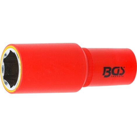 DOUILLE POUR CLÉ VDE, SIX PANS 12,5 MM (1/2'') 22 MM BGS 72072 (1/3)