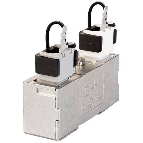 Metz Connect RJ45 réseau informatique Adaptateur CAT 7a [1x RJ45 femelle - 1x RJ45 femelle] argent S669862 (1/5)