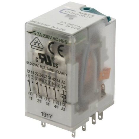 Metz Connect 110017251407 Relais enfichable 24 V/DC 7 A 4 inverseurs (RT) 1 pc(s) (1/5)