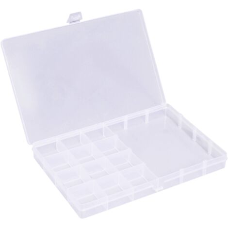 Quadrios 23SA086 Mallette de rangement (L x l x H) 19.5 x 13.1 x 2.2 cm Nombre de compartiments: 13 séparations fixes Contenu 1 pc(s) V906243 (1/5)