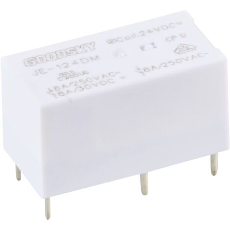 GoodSky JE-124DM Relais pour circuits imprimés 24 V/DC 8 A 1 NO (T) 1 pc(s) R320592 (1/2)