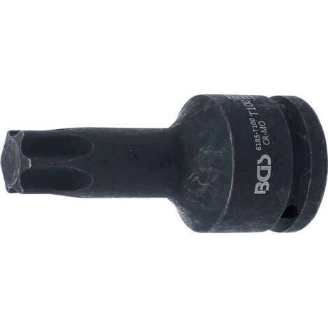 Douille à embouts à choc longueur 100 mm 20 mm (3/4") profil T (pour Torx) T100 (1/3)