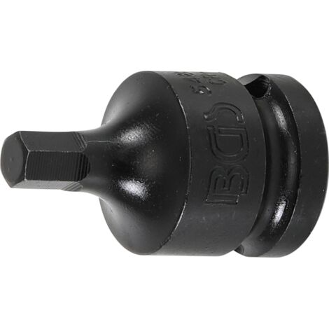 BGS Embout de force entraînement carré femelle 12,5 mm (1/2") hexagone femelle 7 mm - 5485-7 (1/3)