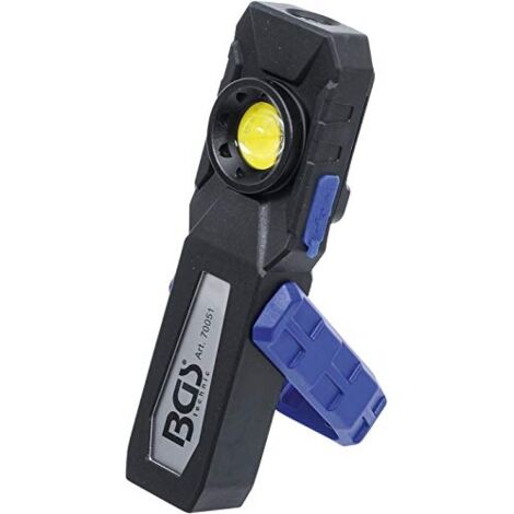 BGS 70051 LAMPE D'ATELIER COB-LED AVEC AIMANT ET CROCHET REPLIABLE, MULTICOLORE (1/6)