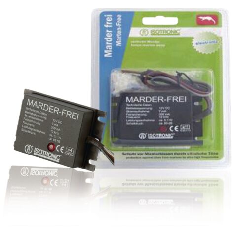 Dispositif repulsif contre les martres 12 khz exterieur 12 v 3858 (1/3)