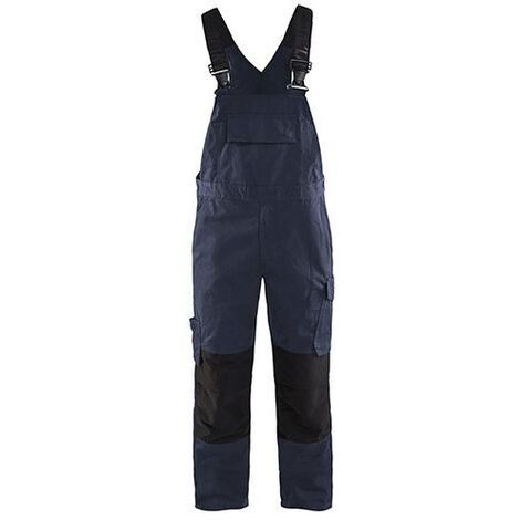 Cotte de travail à bretelles stretch 2695 - Marine foncé/Noir 54C (1/2)