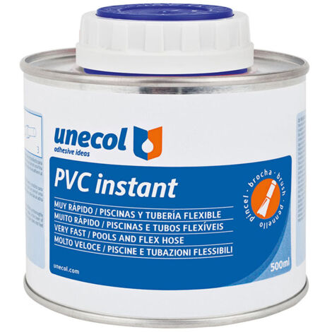Colle Pvc Instantanée Unecol Colle Pvc Rapide Avec Pinceau Intégré - Unecol (1/2)