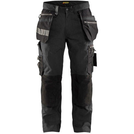 Pantalon de travail stretch artisan 1590 - Gris foncé/Noir 3XL - FR(54) - SE(C60) - Standards