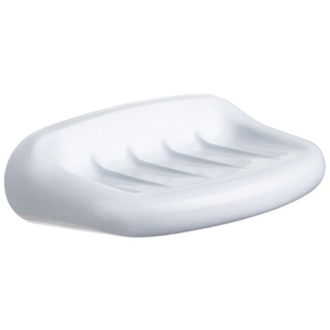 Porte-savon de salle de bain Olympia blanc 6630501 tatay