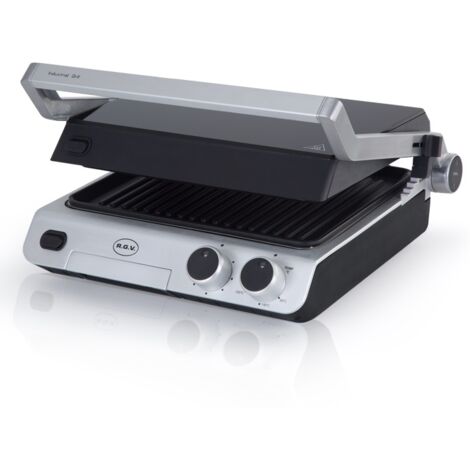 RGV Industrial Grill Grille double-contact Dessus de table Electrique 2000W Acier inoxydable (1/5)