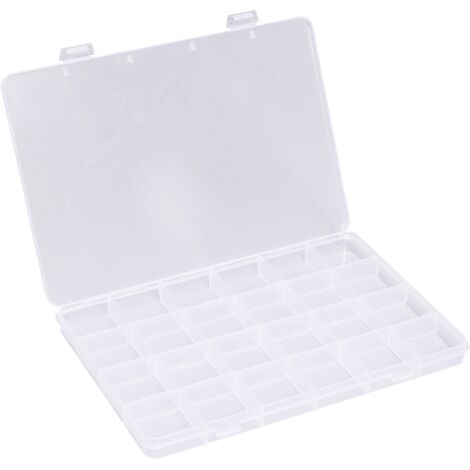 Quadrios 23SA088 Mallette de rangement (L x l x H) 19 x 13 x 1.5 cm Nombre de compartiments: 24 séparations fixes Contenu 1 pc(s) V906173 (1/5)