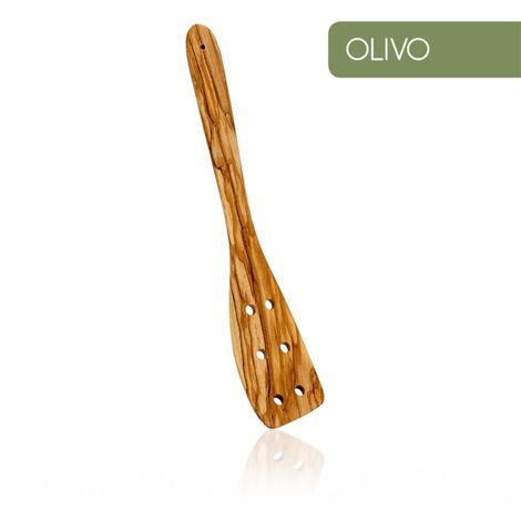 Spatule Perforee Bois D'olivier Metaltex (1/2)