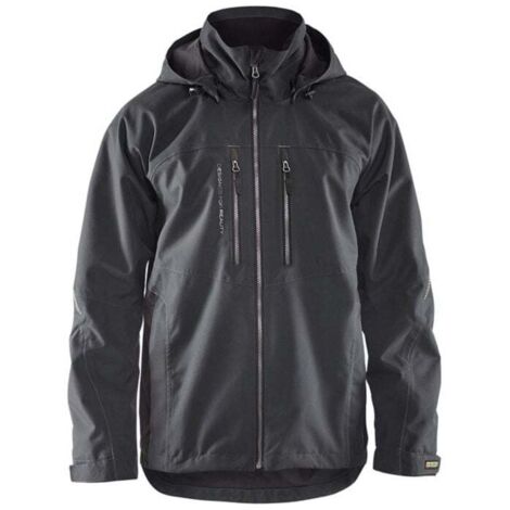 Veste de travail doublée technique 4890 - Gris foncé/Noir 4XL (1/4)