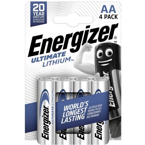 Energizer Ultimate FR6 Pile LR6 (AA) lithium 3000 mAh 1.5 V 4 pc(s) X37454
