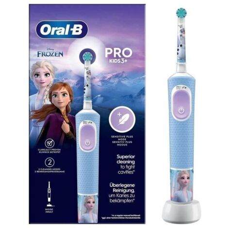 Brosse a Dents Électrique Oral-B Pro Kids 1 Manche La Reine Des Neiges, 1 Brossette , 3 Ans et Plus (1/5)