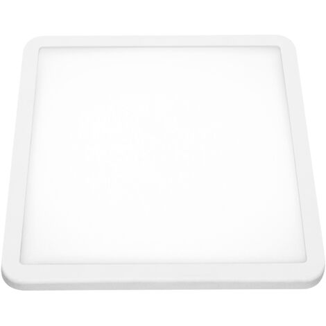 Downlight LED carré orientable Matel blanc 15w chaud (1/2)