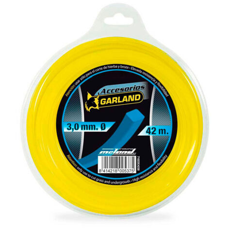 S.of. Fil Distributeur Pour Débroussailleuse 42m ø3,0mm Carré 71023c4230 Garland (1/3)