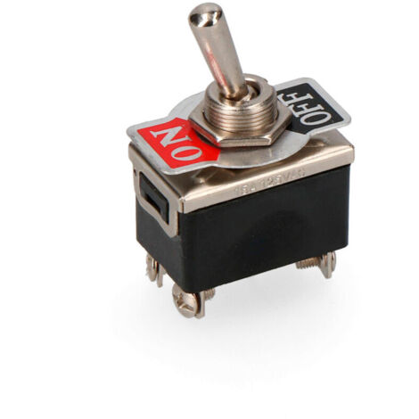 EDM – Interrupteur bipolaire 10A 250V – Mécanisme à tige métallique – Dimensions 34x23,75mm – Pour installations extérieures
